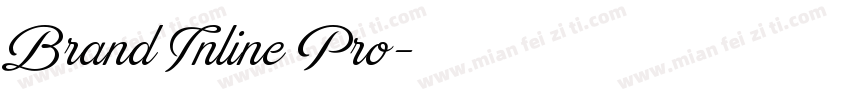 Brand Inline Pro字体转换
